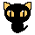 黒猫アイコン (10)