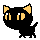 黒猫アイコン (9)
