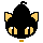 黒猫アイコン (8)