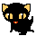 黒猫アイコン (5)